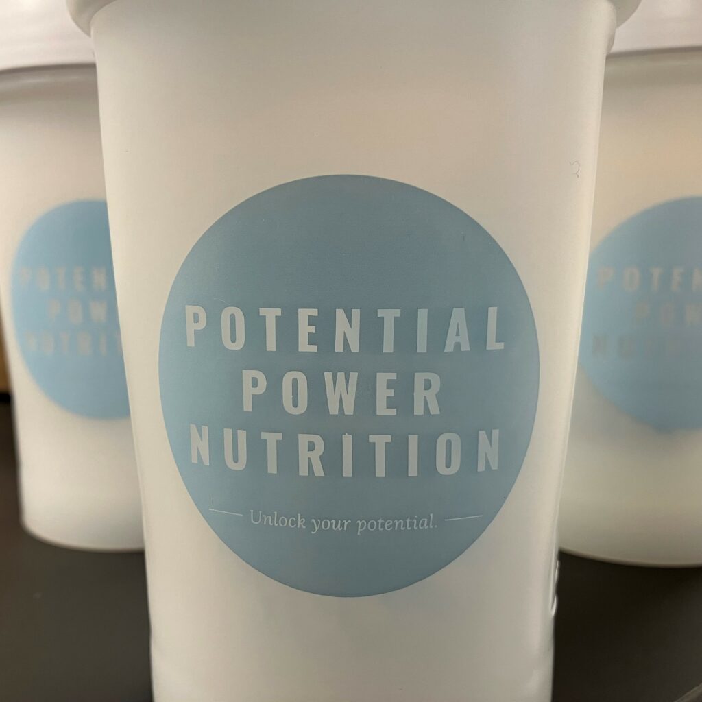 Breakfast Blend shake in a shaker